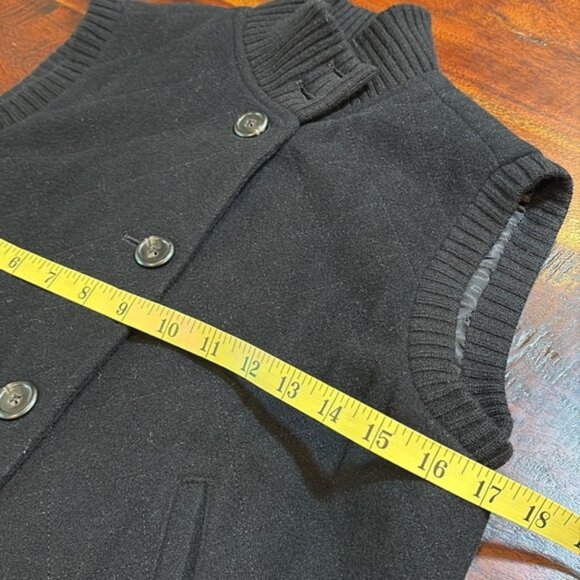 Vintage Ralph Lauren Black Label Wool Angora Cashmere Blend Vest Black size 2 - Picture 13 of 15